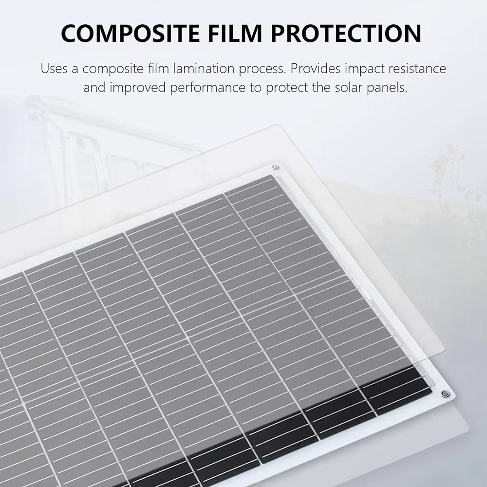 1000W 500W 400W 200W 100W Flexible Solar Panel 16.5V High Efficiency Photovoltaic Module Diy Kit Generation Car Home Camping