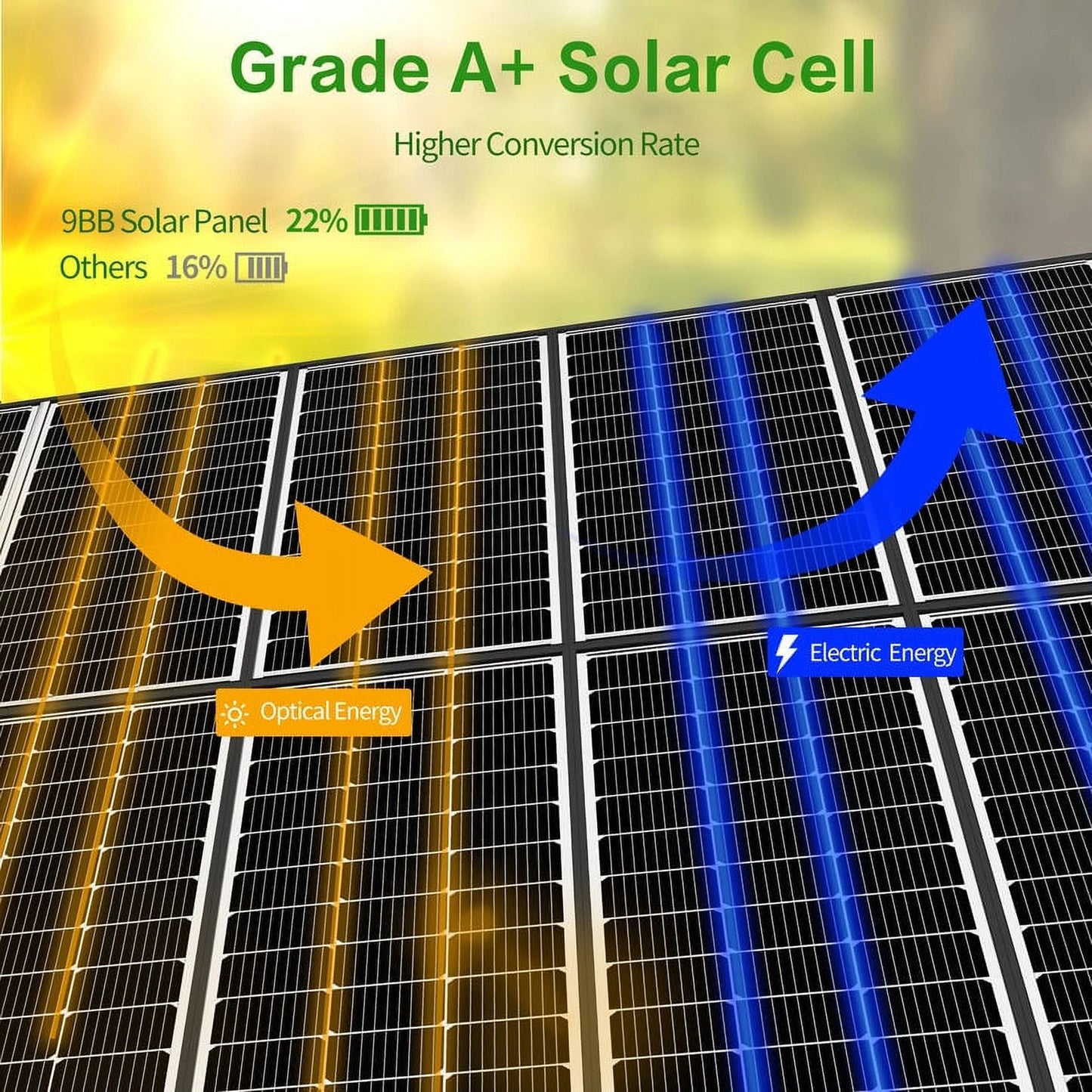 12 Volt 200W Monocrystalline Solar Panel Off-Grid Starter Kit with 30A PWM Charge Controller