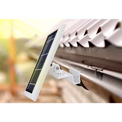 Gutter Mount Compatible with Ring, Arlo, Reolink Security Cameras and Compatible Solar Panels (White)