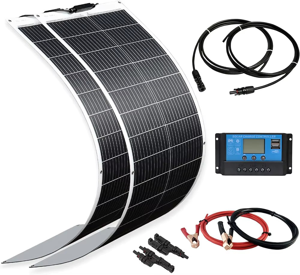 1000W 500W 400W 200W 100W Flexible Solar Panel 16.5V High Efficiency Photovoltaic Module Diy Kit Generation Car Home Camping