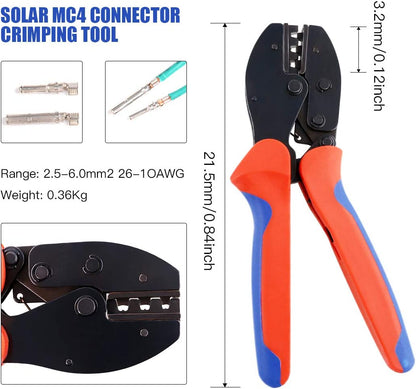 Crimper Solar Crimping Tools for AWG26-10 2.5/4/6Mm² Solar Panel PV Cable