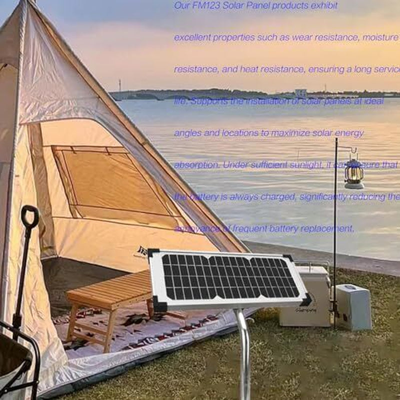 FM123 10 Watt Solar Panel for Mighty Mule Solar Panel Gate Opener