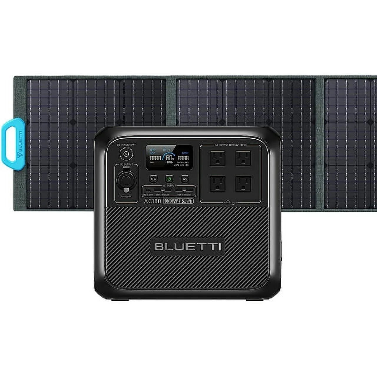 AC180 1800W Continuous / 2700W Peak Solar Generator with 1 Solar Panel